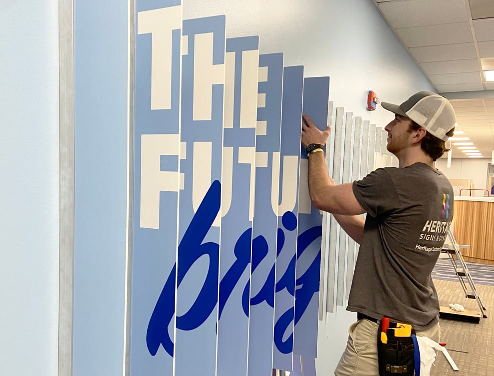 Create Branded Spaces with Vinyl Graphics Installation Richmond VA