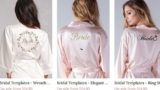 Bridesmaids Bridal Party Gift Robes