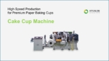 Hi-Master 2501 CC/SR Cake Cup Making Machine | HYUNJIN