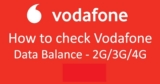 How to check Vodafone balance